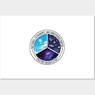 Arecibo Observatory - National Astronomy and Ionosphere Center logo Posters and Art